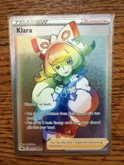 Pokemon TCG - Klara - Chilling Reign - Rainbow Secret Rare - 217/198 - Image 1