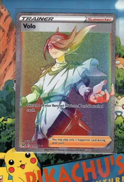 Pokemon TCG Volo 211/196 Lost Origin Rainbow Secret Rare NM/M - Image 1