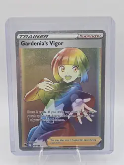 Gardenia's Vigor 202/189 Pokemon TCG Astral Radiance Full Art Rainbow NM - Image 1