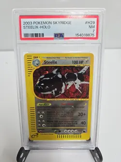Pokemon Steelix Skyridge Holo Rare #H29/H32 PSA 7 - Image 1