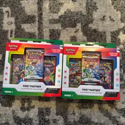 New/Sealed Pokemon TCG: FIRST PARTNER ILLUSTRATION COLLECTION Series 1 Ships Tmw - Image 1