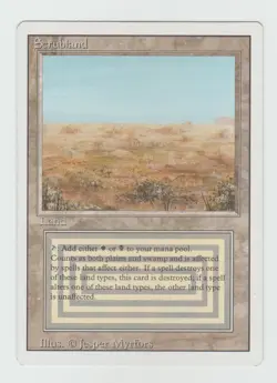 Magic: The Gathering Scrubland 3rd Ed/Revised LP - Image 1