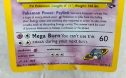 Pokemon TCG Sabrina's Alakazam Gym Challenge 16/132 Holo Rare Vintage 2000 - Image 3