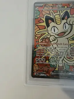 Pokemon TCG - Meowth ex SIR 121/088 - Perfect Order - MGC 10 - Perfect Subgrades - Image 5