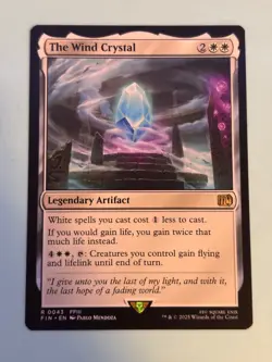 1x The Wind Crystal - Final Fantasy - Regular - Rare - Pack Fresh - Image 1