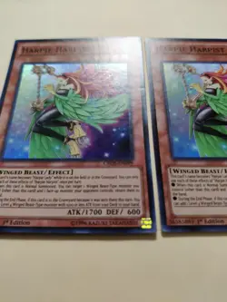 2x Harpie Harpist 1st Edition Super Rare CROS-EN099 LP - Image 3