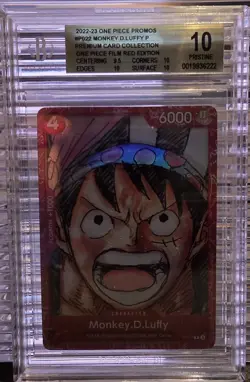 One Piece - P-022 Monkey.D.Luffy Film Red Edition - BGS 10 - Image 3