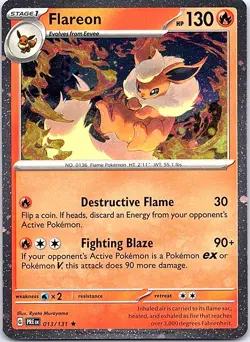 Flareon - (Cosmos Holo) Holo Rare Miscellaneous Cards & Products 013/131 NM - Image 1
