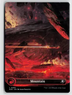 MTG Edge Of Eternities Mountain Borderless x1 NM Land 265 - Image 1