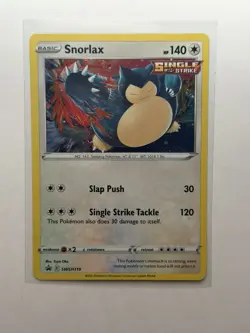 Snorlax Holofoil Promo SWSH: Sword & Shield Promo Cards SWSH119 - Image 1