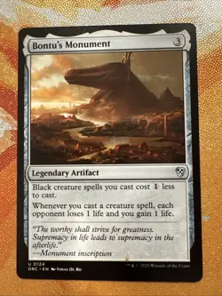 Bontu's Monument 124 U Normal DRC MTG NM - Image 1