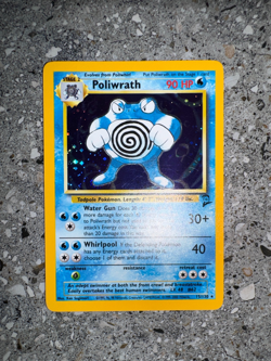 Pokemon TCG Cards Poliwrath 15/130 Base Set 2 Holo Rare NM - Image 4