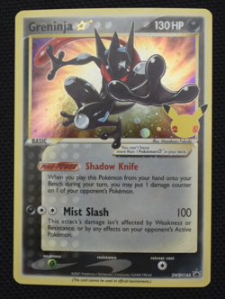 Pokemon GRENINJA Gold Star SWSH144 Black Star Celebrations Promo NM Holo TCG - Image 1