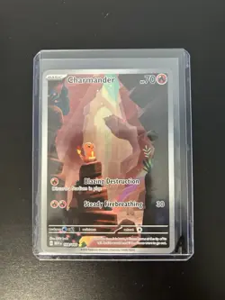 Pokemon - Scarlet & Violet 151 Charmander Illustration Rare 168/165 - Foil (A) - Image 1