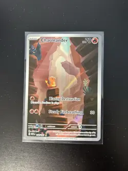 Pokemon - Scarlet & Violet 151 Charmander Illustration Rare 168/165 - Foil (B) - Image 2