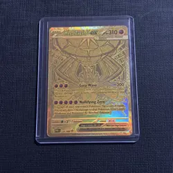 Mega Zygarde ex 124/088 Mega Hyper Rare Gold Perfect Order POR Pokemon NM - Image 1