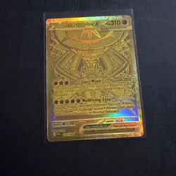 Mega Zygarde ex 124/088 Mega Hyper Rare Gold Perfect Order POR Pokemon NM - Image 2