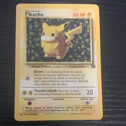 Wizards of the Coast Pikachu Black Star Promo #1 EN 1999 60HP Regular Rare - Image 1