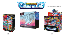 CHAOS RISING Pokemon Center ETB x2 + Booster Box + Bundle x2 PRESALE Confirmed - Image 1