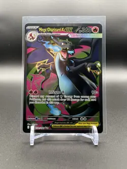 Pokemon Mega Charizard X EX 109/094 Phantasmal Flames Ultra Rare Holo 360HP - Image 1