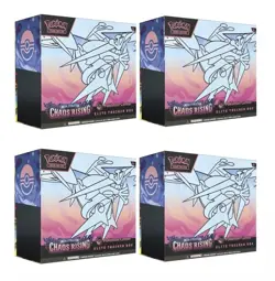Pokemon TCG Chaos Rising Pokemon Center ETB Elite Trainer Box X4 - Sealed - Image 1