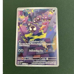 Pokemon Gastly Illustration Rare Full Art Holo 177/162 SV05 Temporal Forces ENG - Image 1
