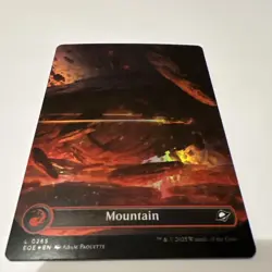 Mountain (0265) (Borderless) Edge of Eternities Foil - Image 1