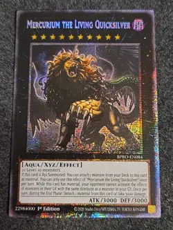 Yugioh Mercurium the Living Quicksilver BPRO-EN084 Starlight Rare 1st Edition NM - Image 1