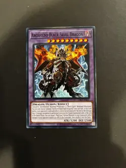 Yu-Gi-Oh TCG Archfiend Black Skull Dragon LDK2-ENJ42 Lightly Played - Image 1