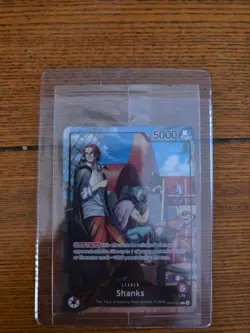 Shanks (2025 PSA Magazine Promo) OP09-001 One Piece Promotion Foil Card (Sealed) - Image 1