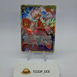 One Piece TCG Monkey D Luffy OP05-119 SEC Secret Rare Gear 5 English NM - Image 1