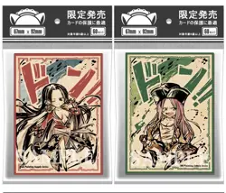 60pcs Trading Card ONE PIECE Boa Hancock Bonney OPCG Card Sleeves 67X92mm#18 - Image 1