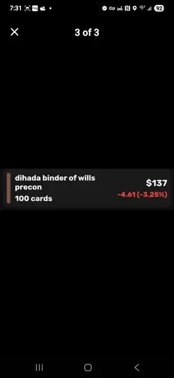 Dihada, Binder of Wills - Complete EDH Deck precon Sleeved & Boxed - Image 3