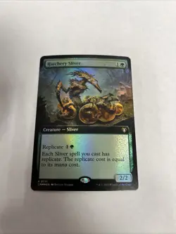Hatchery Sliver Extended Art Foil Card #0771 MTG LP - Image 1