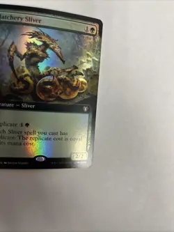 Hatchery Sliver Extended Art Foil Card #0771 MTG LP - Image 2