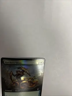 Hatchery Sliver Extended Art Foil Card #0771 MTG LP - Image 3