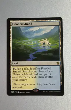 Magic the Gathering - MTG - Flooded Strand Khans of Tarkir Regular - Image 1