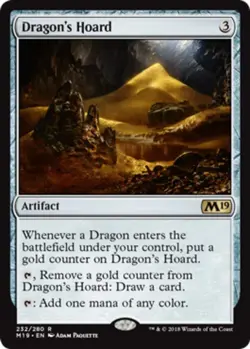 1x Dragon's Hoard Light Play MTG Magic - Kid Icarus - - Image 1