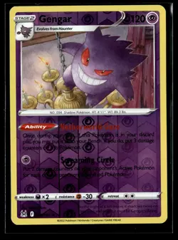 Pokemon TCG SWSH11: Lost Origin #066/196 Gengar reverse holo - Image 1