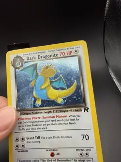 Pokemon Dark Dragonite Holo Rare TCG Card 5/82 Damaged - Image 4
