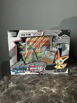 Pokemon TCG Black Bolt & White Flare Unova Victini Illustration Collection Box - Image 1