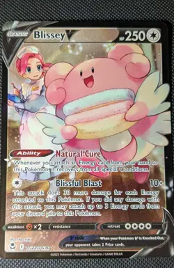 Blissey V TG22/TG30 Trainer Gallery Holo Ultra Rare Silver Tempest English 2022 - Image 1