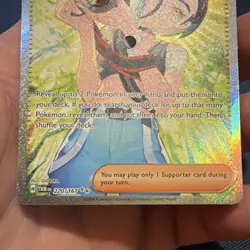 Pokemon Perrin 220/167 SV06 Twilight Masquerade Special Illustration Rare Holo - Image 3