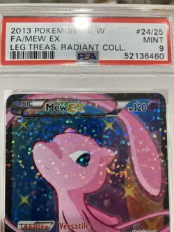 Pokemon 2013 Mew EX Full Art Holo Ultra Rare RC24/RC25 PSA 9 Radiant Collection - Image 4