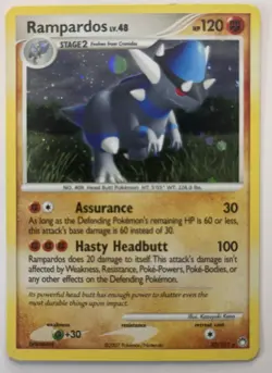 Rampardos [MP] 33/123 - Mysterious Treasures - Holo Rare - Pokemon TCG - Image 1