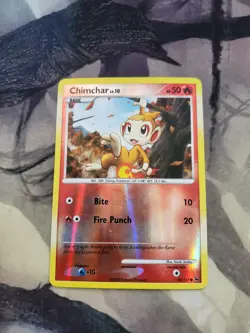 Pokemon - Chimchar 70/127 Reverse Holo Platinum Base LP - Image 1