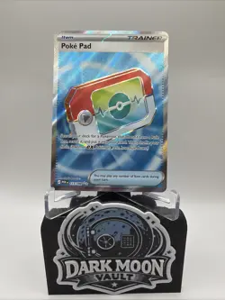 Pokemon Poke Pad 113/088 Full Art Ultra Rare Holo POR Set Trainer Item English - Image 1