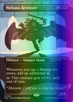 MTG Nirkana Revenant (Rainbow Foil) (1316b/1990) Secret Lair Drop Series NM FOIL - Image 1