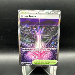 Pokemon TCG Prism Tower 111/086 Full Art Chaos Rising Ultra Rare English NM - Image 1