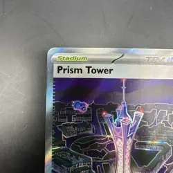 Pokemon TCG Prism Tower 111/086 Full Art Chaos Rising Ultra Rare English NM - Image 2
